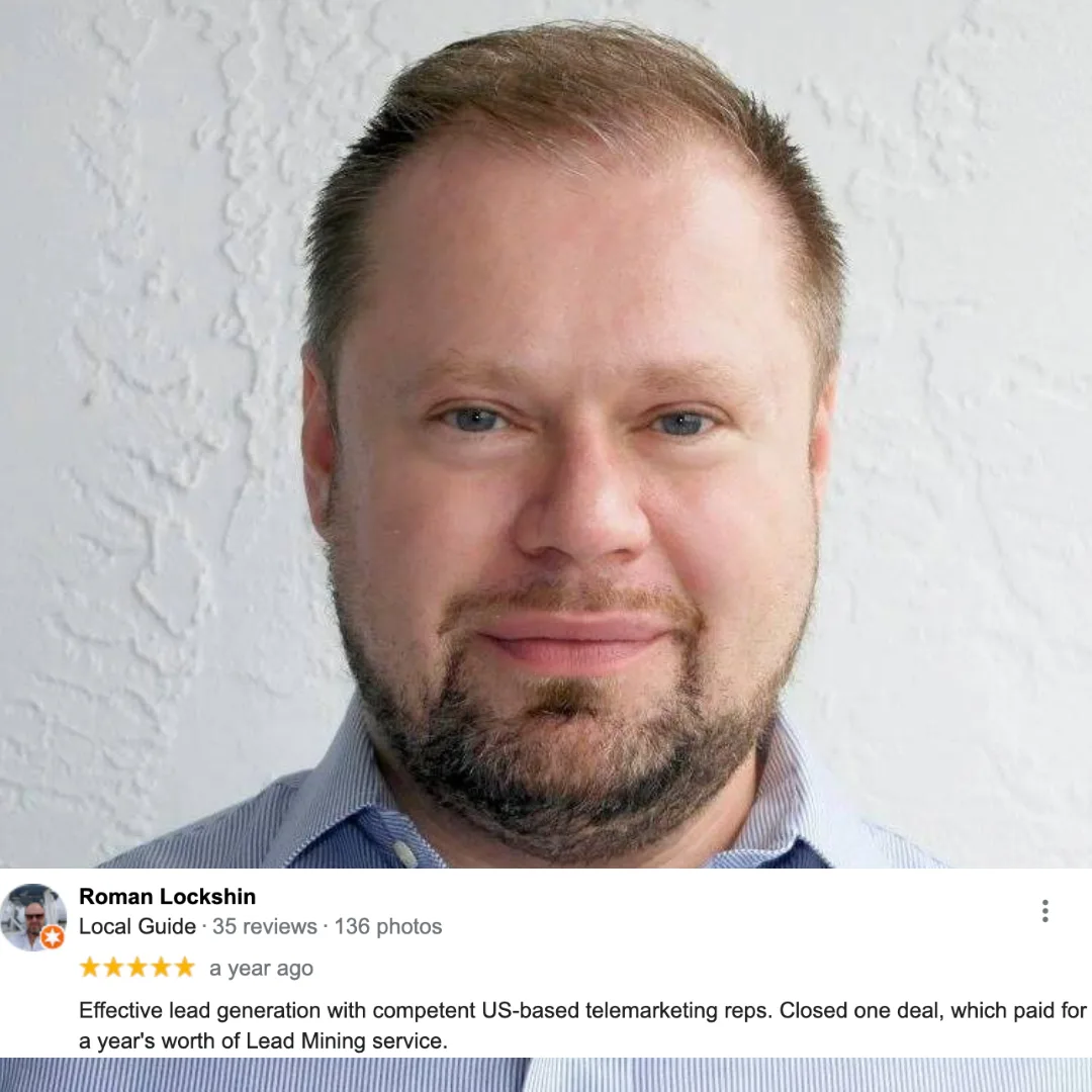 Lead Mining Pros client review 4