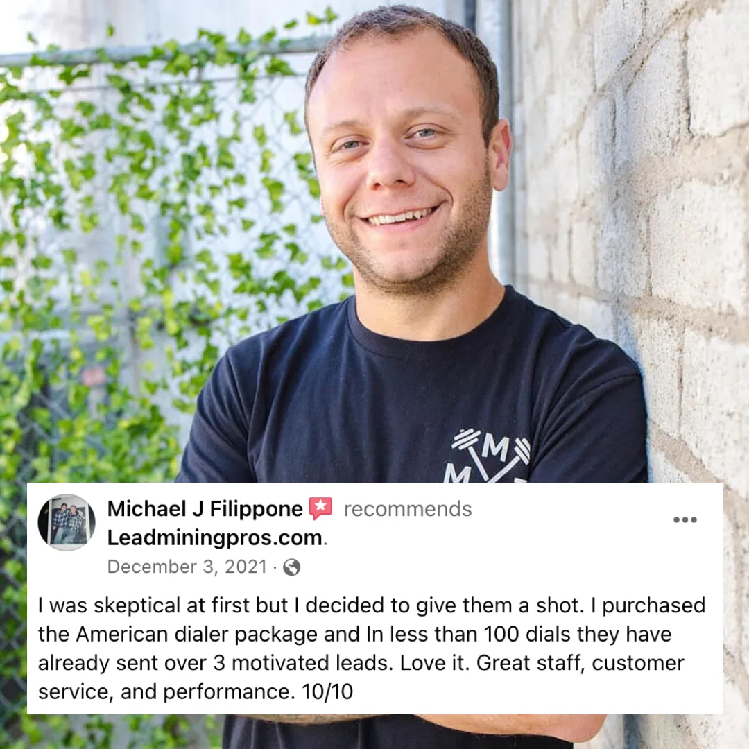 Lead Mining Pros client review 7